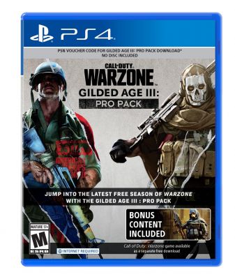 Call of Duty Warzone Gilden Age 3 Pro Pack Videojuegos PS4