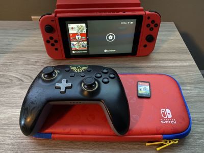 Consola Nintendo Switch Mario Red Edition Mando Controller Hori