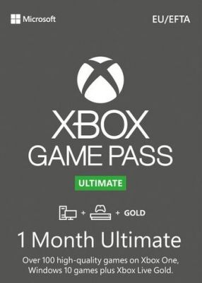 Xbox Game Pass Ultimate – 1 Mes de Suscripción (Xbox One/ Windows 10) Xbox Live Key EUROPA Barato  Oferta 